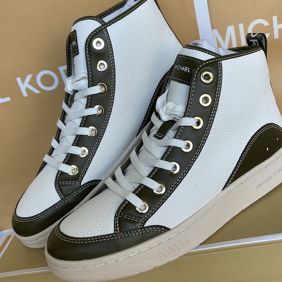 MICHAEL KORS SHEA MID HIGH TOP
FAUX LEATHER
49F3SHFESL
OLIVE
New - Picture 6 of 16